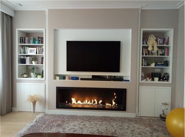 Εσωτερικός αυτόματος καυστήρας βιοαιθανόλης χρήσης εισάγει το τζάκι βιοκαυσίμων