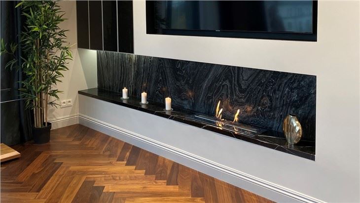 Smart Built-in Bio Ethanol Fireplace Insert
